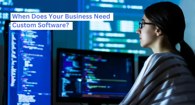 When Does Your Business Need Custom Software? 
